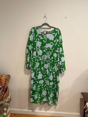 kate spade Green and Light Blue Floral Midi Dress from Target 2025